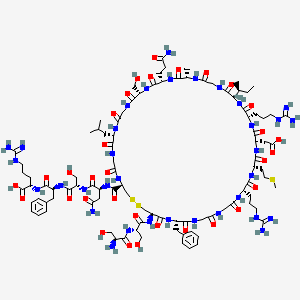 Chemical structure of Atrial Natriuretic Factor (5-27) (human)