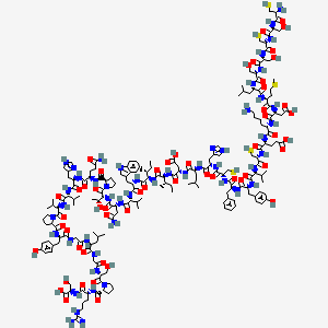 Chemical structure of Big Endothelin-1 (1-38), human
