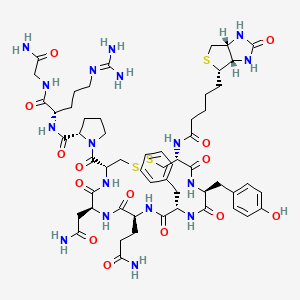 Chemical structure of Biotinyl-(Arg⁸)-Vasopressin