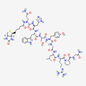 Chemical structure of Biotinyl-(Gln¹)-LHRH