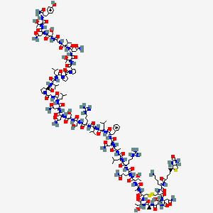 Chemical structure of Biotinyl-Amylin (mouse, rat)