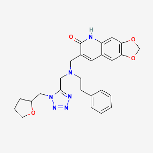 Chemical structure of Biotinyl-Amyloid β-Protein (1-40)