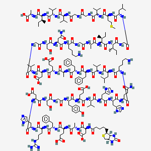 Chemical structure of Biotinyl-Amyloid β-Protein (1-42)