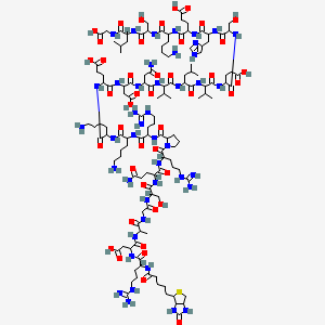 Chemical structure of Biotinyl-pTH (44-68) (human)