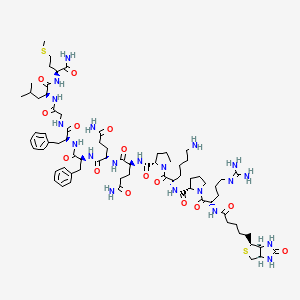 Chemical structure of Biotinyl-Substance P