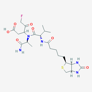 Chemical structure of Biotinyl-Val-Ala-DL-Asp-fluoromethylketone