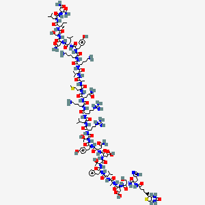Chemical structure of Biotinyl-VIP (human, mouse, rat)