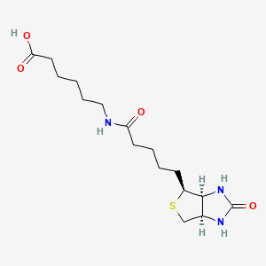 Chemical structure of Biotinyl-εAhx-OH