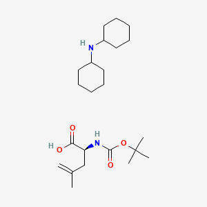 Chemical structure of Boc-4,5-dehydro-leu-OH dcha