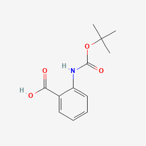 Chemical structure of Boc-Abz-OH