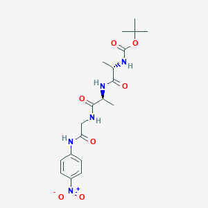Chemical structure of Boc-Ala-Ala-Gly-pNA