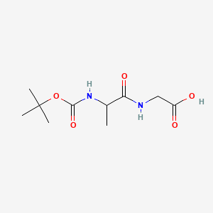 Chemical structure of Boc-Ala-Gly-OH