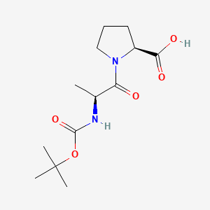 Chemical structure of Boc-Ala-Pro-OH