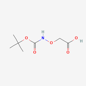 Chemical structure of Boc-AOAc-OH