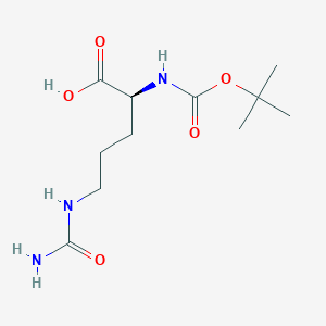 Chemical structure of Boc-Cit-OH