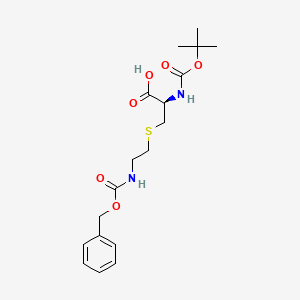 Chemical structure of Boc-Cys(Z-aminoethyl)-OH
