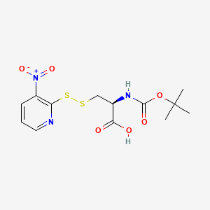 Chemical structure of Boc-D-Cys(NPys)-OH