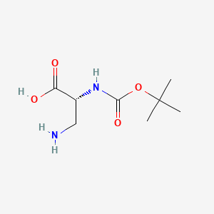 Chemical structure of Boc-D-Dap-OH