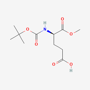 Chemical structure of Boc-D-Glu-OMe