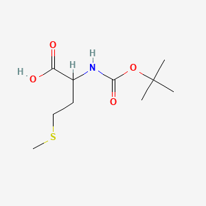 Chemical structure of Boc-DL-Met-OH
