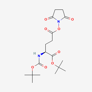 Chemical structure of Boc-Glu(OSu)-OtBu