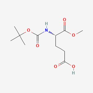 Chemical structure of Boc-Glu-OMe