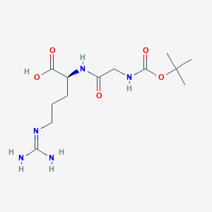 Chemical structure of Boc-Gly-Arg-OH