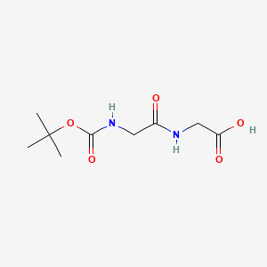 Chemical structure of Boc-Gly-Gly-OH