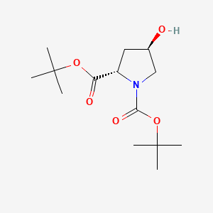 Chemical structure of Boc-Hyp-OtBu