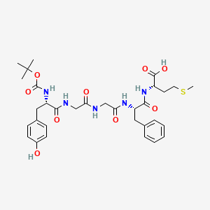 Chemical structure of Boc-Met-Enkephalin