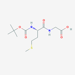 Chemical structure of Boc-Met-Gly-OH