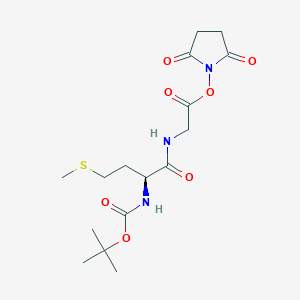 Chemical structure of Boc-Met-Gly-OSu