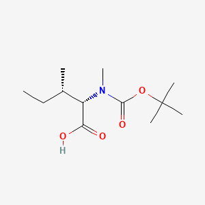 Chemical structure of Boc-N-Me-Ile-OH