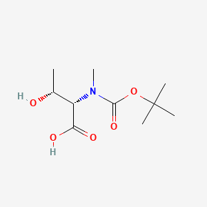 Chemical structure of Boc-N-Me-Thr-OH