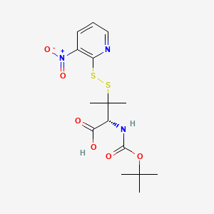 Chemical structure of Boc-Pen(NPys)-OH