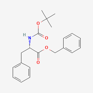 Chemical structure of Boc-Phe-OBzl