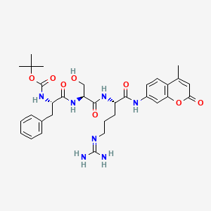 Chemical structure of Boc-Phe-Ser-Arg-AMC