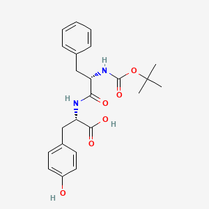 Chemical structure of Boc-Phe-Tyr-OH