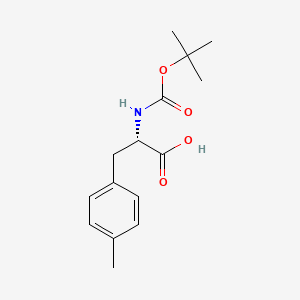 Chemical structure of Boc-p-Me-Phe-OH