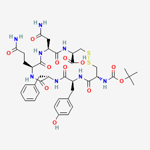 Chemical structure of Boc-Pressinoic acid