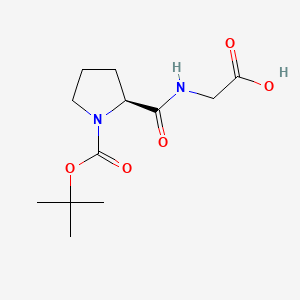 Chemical structure of Boc-Pro-Gly-OH
