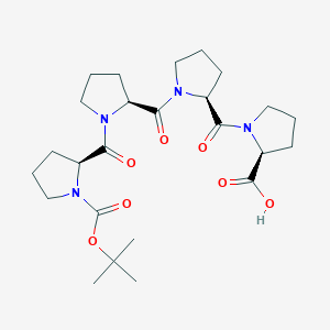 Chemical structure of Boc-Pro-Pro-Pro-Pro-OH