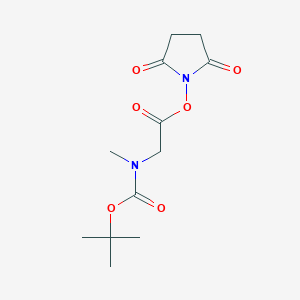 Chemical structure of Boc-Sar-OSu