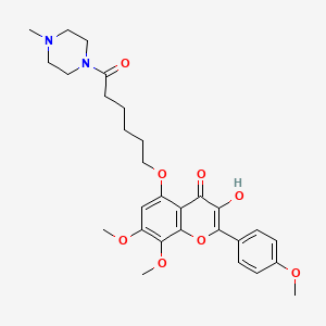 Chemical structure of Boc-Ser(Ile-Fmoc)-OH