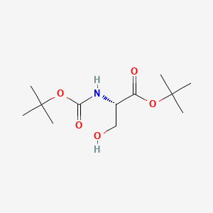 Chemical structure of Boc-Ser-OtBu
