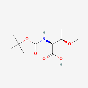 Chemical structure of Boc-Thr(Me)-OH