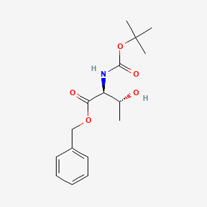 Chemical structure of Boc-Thr-OBzl