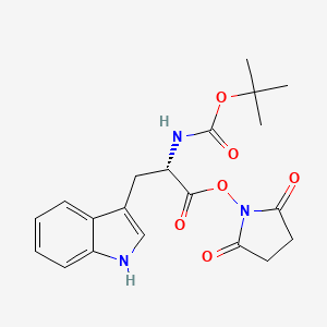 Chemical structure of Boc-Trp-OSu