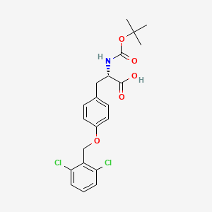 Chemical structure of Boc-Tyr(2,6-dichloro-Bzl)-OH