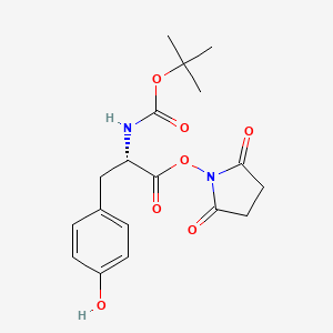 Chemical structure of Boc-Tyr-OSu